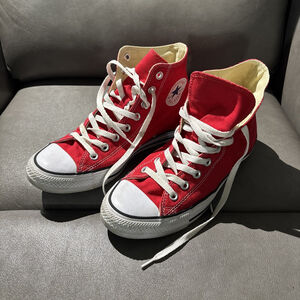 Size 8 - Converse Chuck Taylor All Star High Red 8 Men 10 Women’s